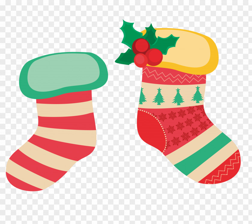 Christmas Stocking Stockings Sock Hosiery PNG