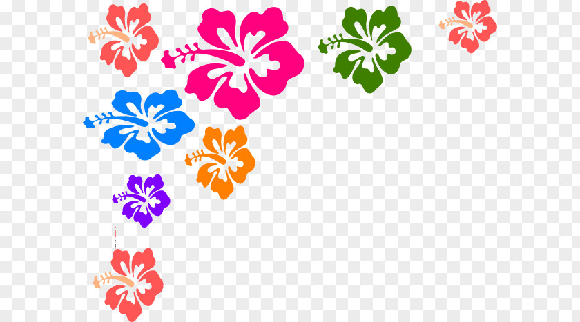 Floral Line Cliparts Hawaiian Hibiscus Free Content Clip Art PNG