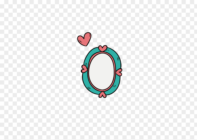 Mirror Circle Teal Area Turquoise Pattern PNG