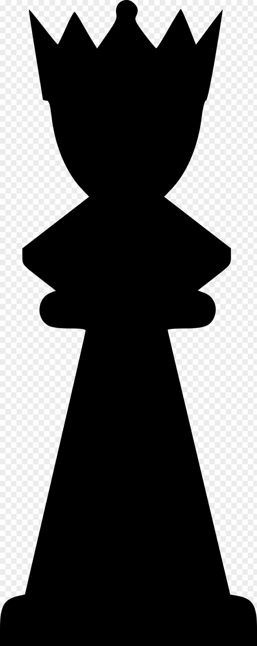 Queen Clipart Chess Piece White And Black In King PNG