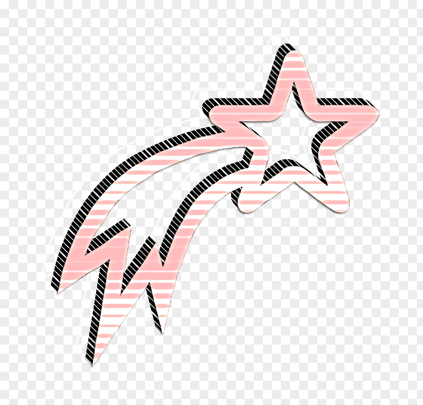 Symbol Pink Falling Icon Star Stern PNG