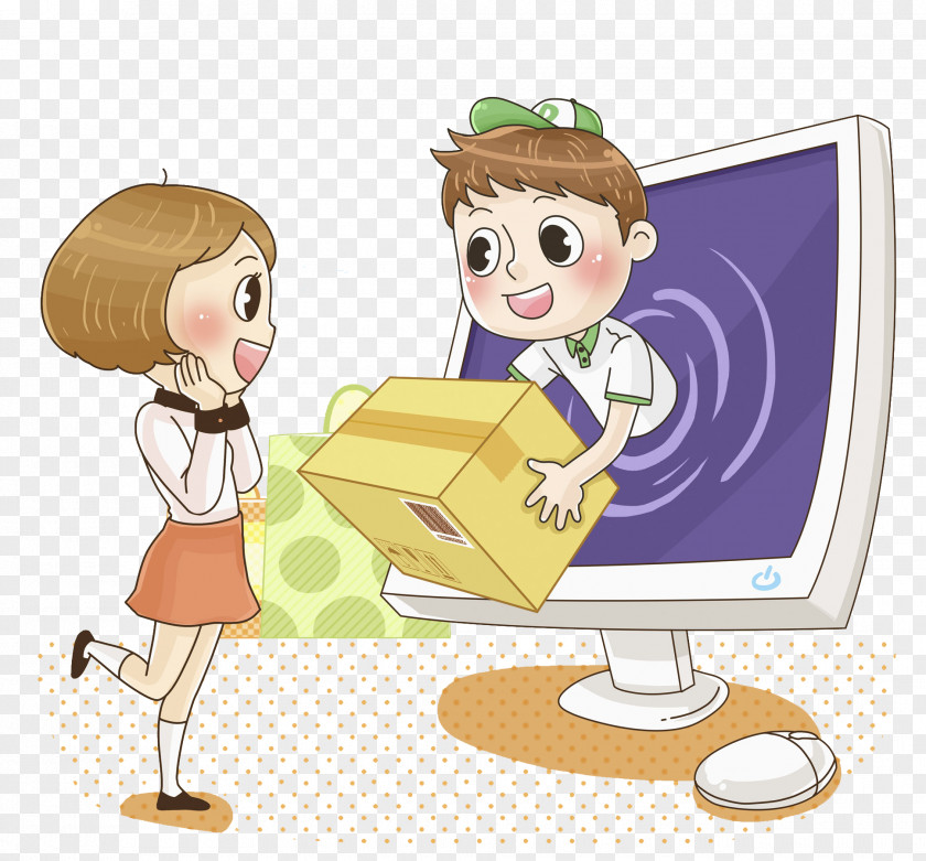 The Mailman In Computer Download Clip Art PNG