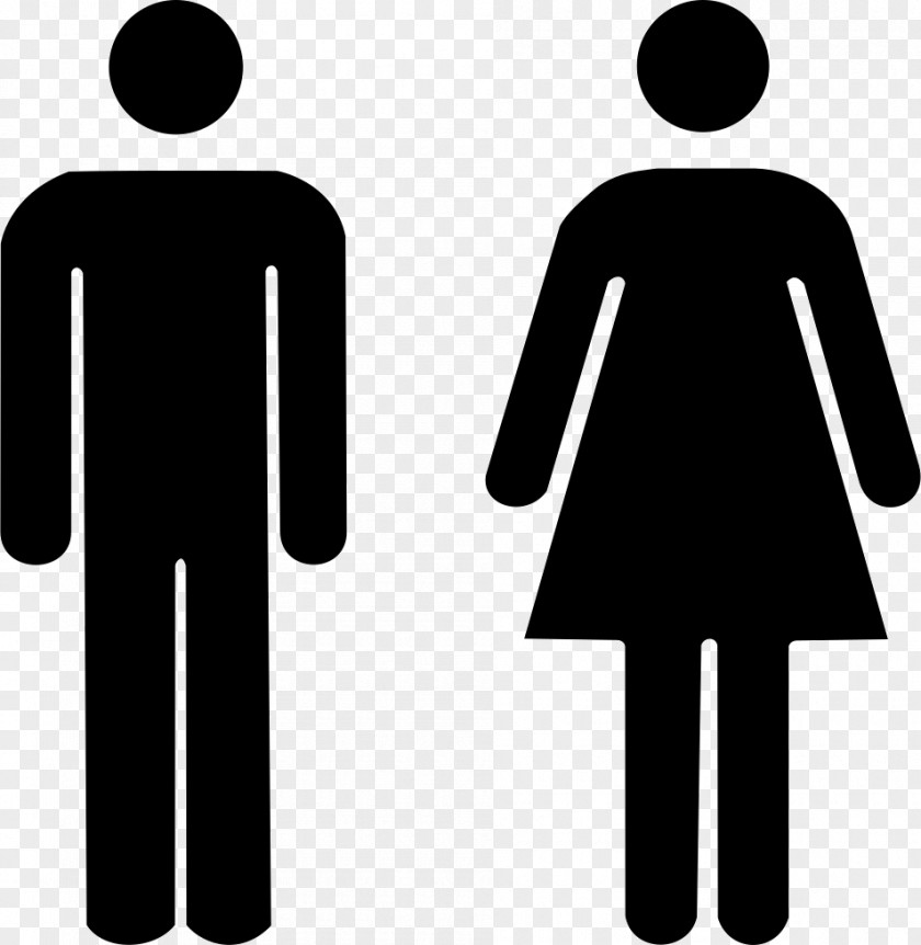 Toilet Public Bathroom Sign Decal PNG
