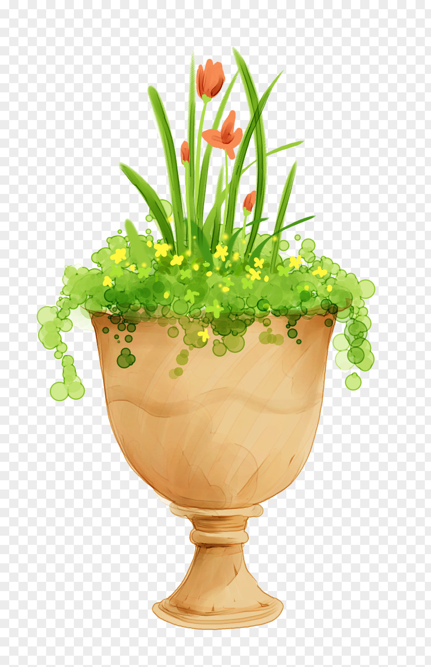Vase Child Illustration PNG