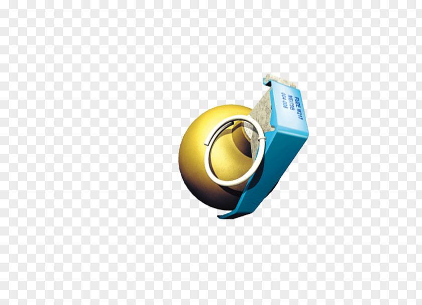 Yellow Grenade Explosion Download PNG