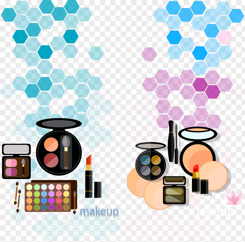 Floating Blue-violet Makeup Eye Shadow Cosmetics Make-up PNG