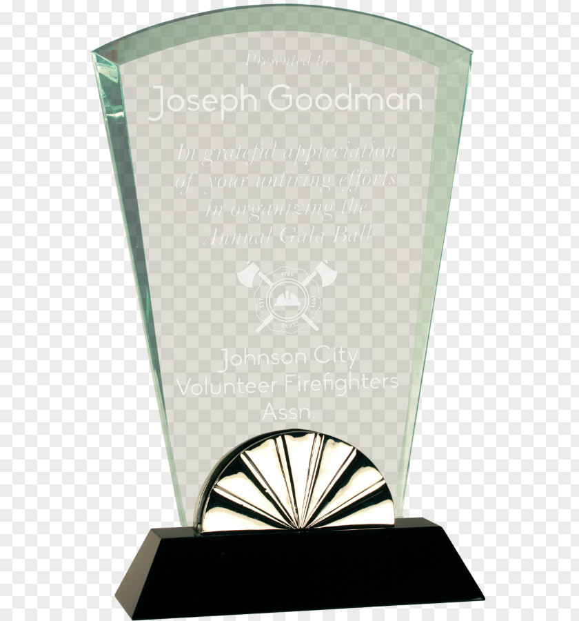 Glass Trophy Award Etching Lead PNG