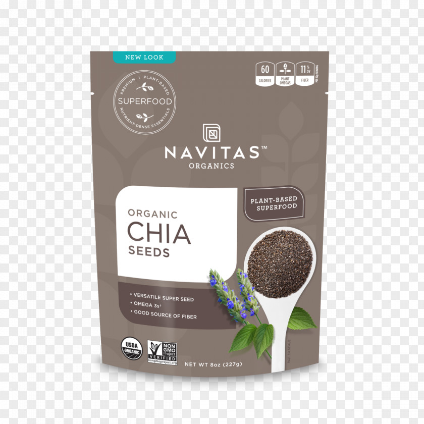 Organic Food Raw Foodism Chia Seed Omega-3 Fatty Acids PNG