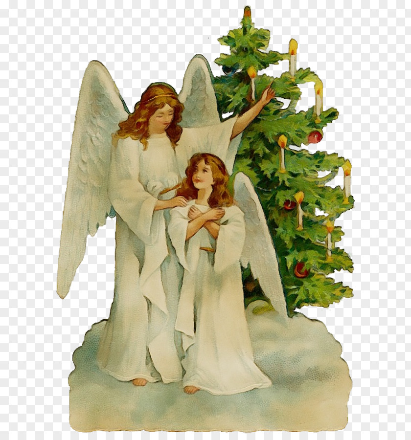 Wing Ornament Angel Figurine Tree PNG