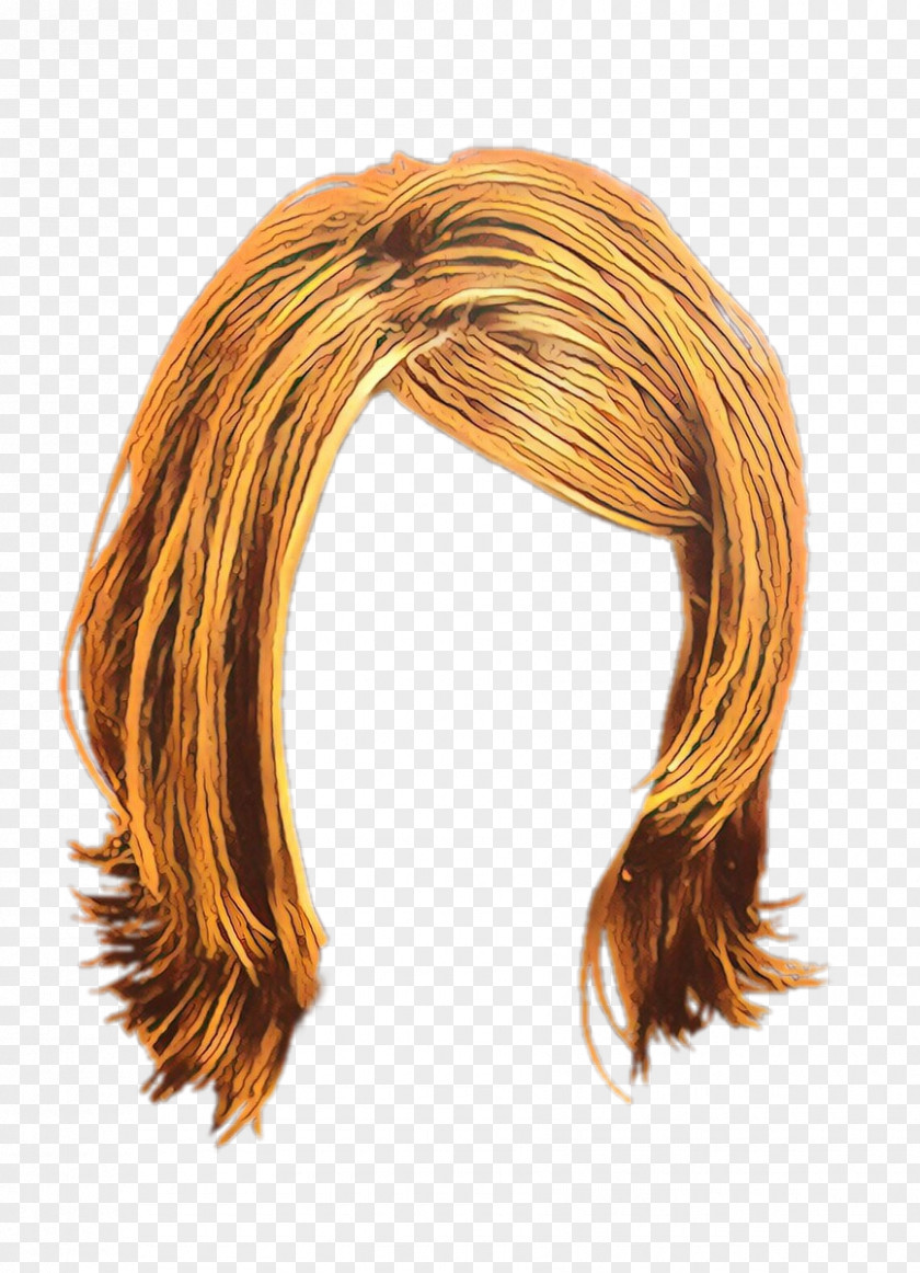 Bob Cut Liver Hair Cartoon PNG