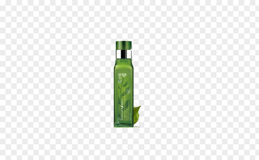 Green Tea Toner Glass Bottle Liquid PNG