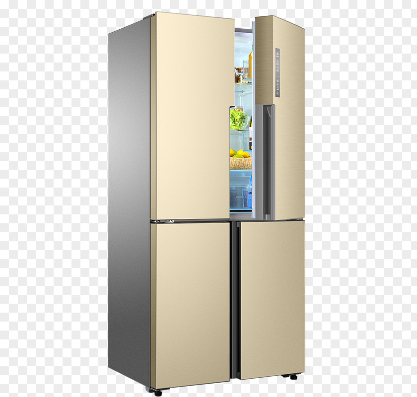 Half Open The Door To Refrigerator Home Appliance Haier Washing Machine Beko PNG