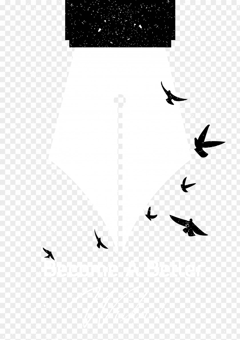 Pen Bird Decoration Paper Quill Advertising PNG
