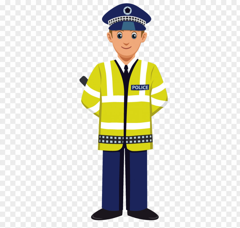 Traffic Commander Police Officer PNG