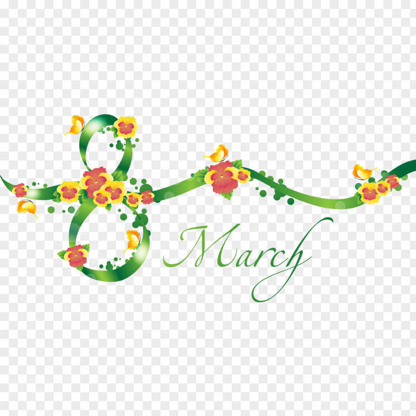 Women's Day March Clip Art PNG