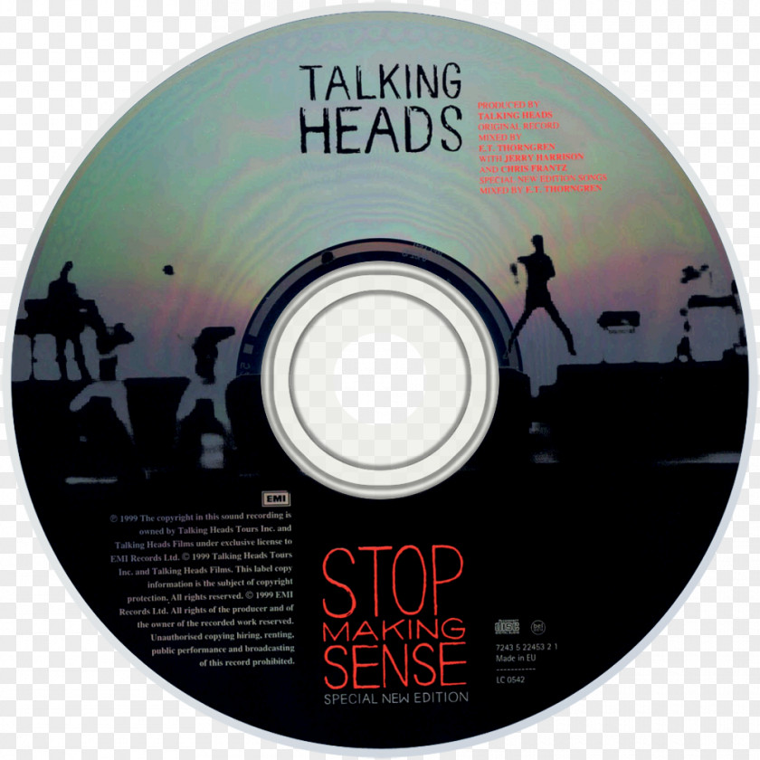 Album Cover Compact Disc Stop Making Sense Talking Heads Sand In The Vaseline: Popular Favorites Phonograph Record PNG