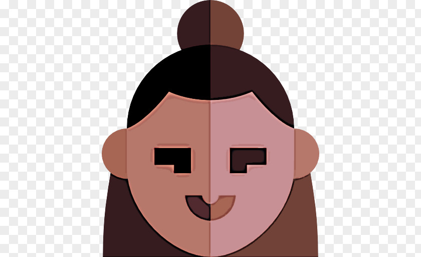 Cheek Brown Cartoon Facial Expression Head Nose PNG
