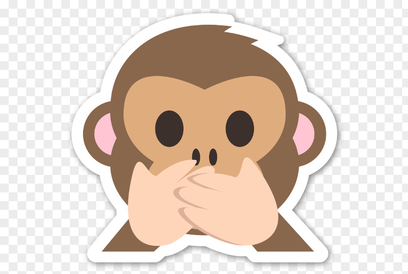 Emoji The Evil Monkey Three Wise Monkeys PNG