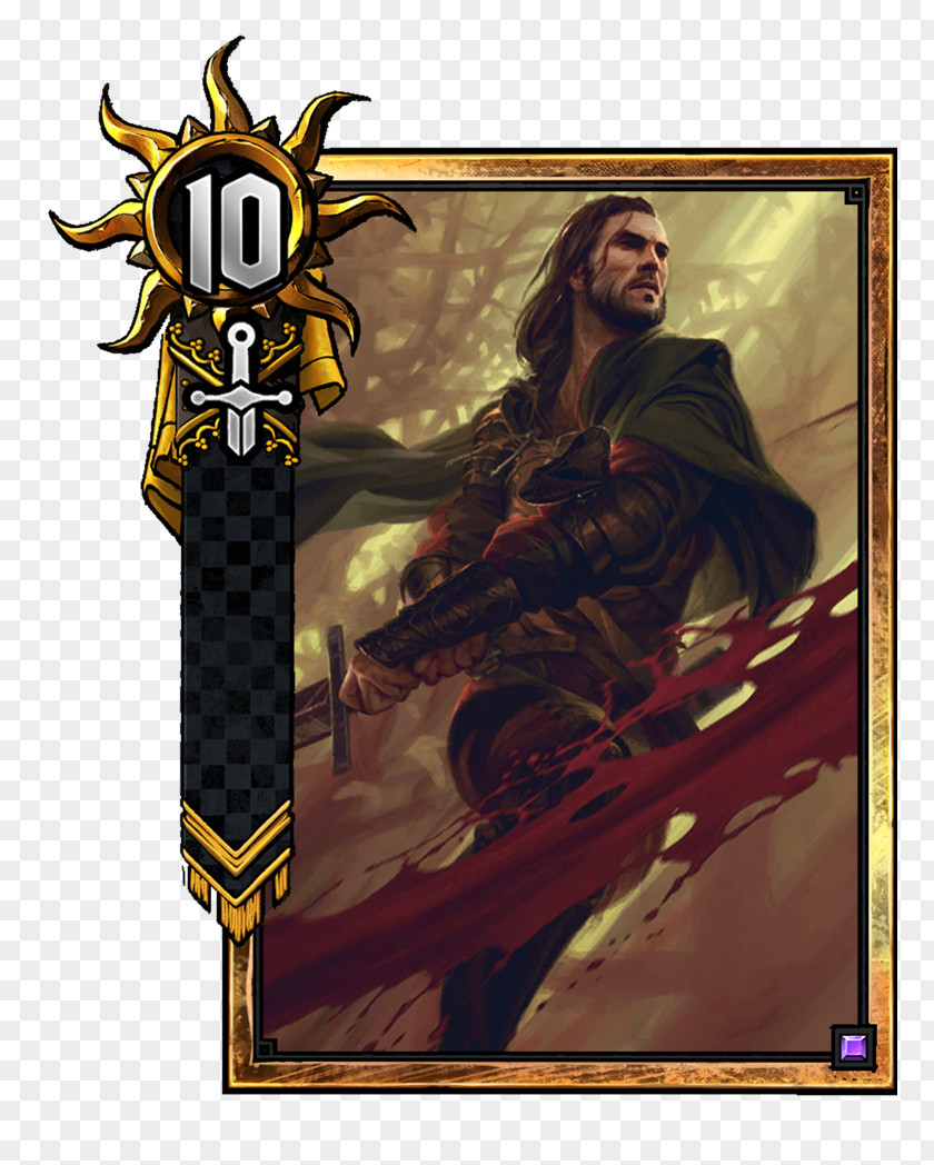 Gwent: The Witcher Card Game Geralt Of Rivia Collectible PNG