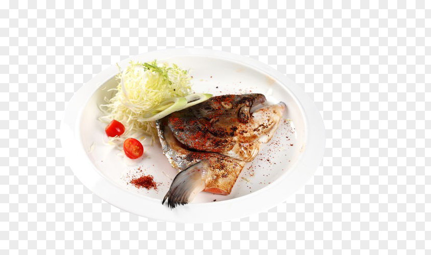 Japanese Salt Burn Salmon Head Sushi Cuisine Seafood Yakiniku PNG