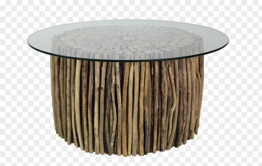 Table Coffee Tables Glass Driftwood PNG