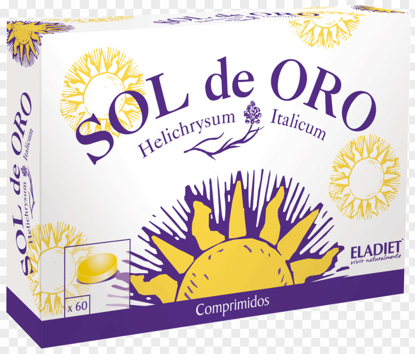 Tablet Dietary Supplement Eladiet Sol De Oro Plus Syrup 250Ml 60 Comp Golden Sun Cream 40 Ml Capsule PNG