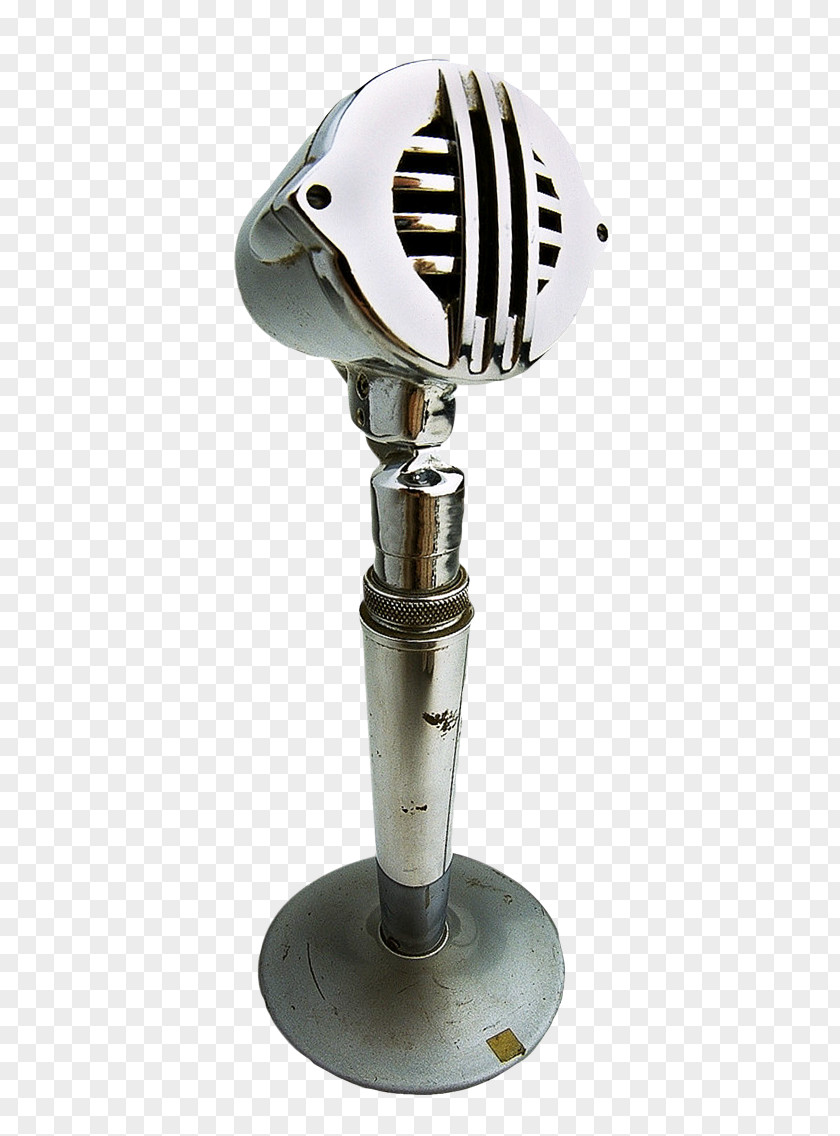 Retro Microphone On Stand Photographic Film PNG