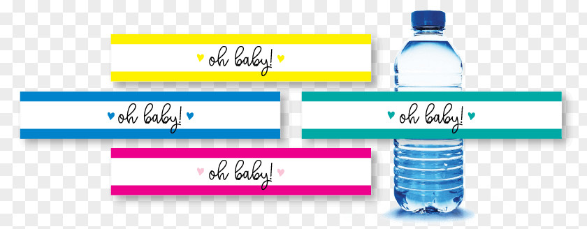 Water Bottle Labels Bottles Label Baby Shower PNG