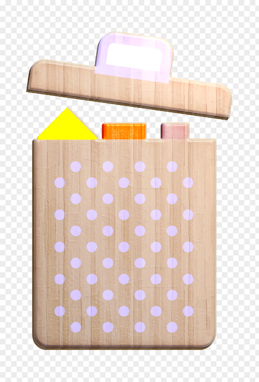 Beige Bag Trash Icon Essential Garbage PNG