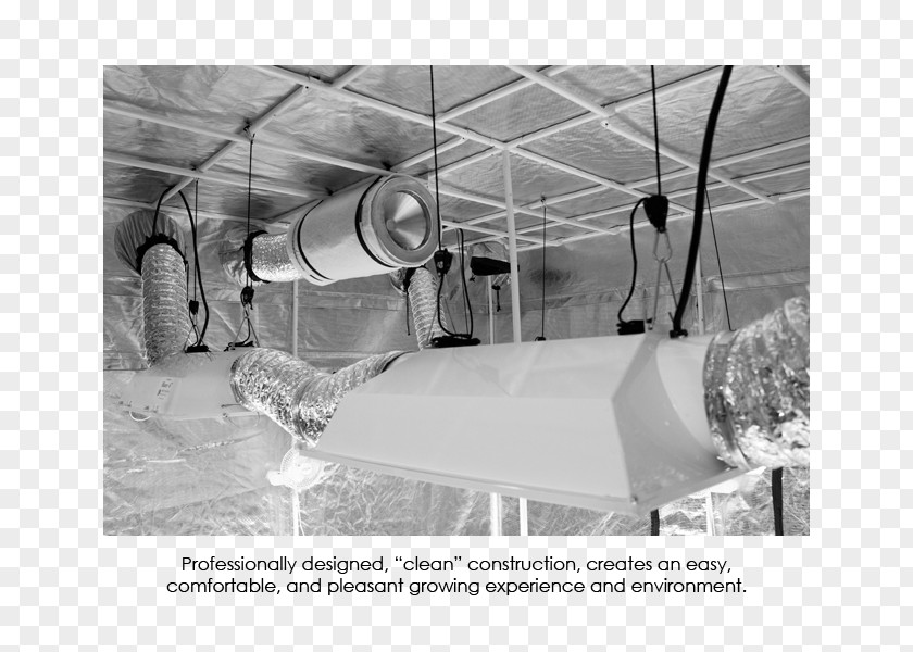 Building Growroom Hydroponics Ventilation PNG