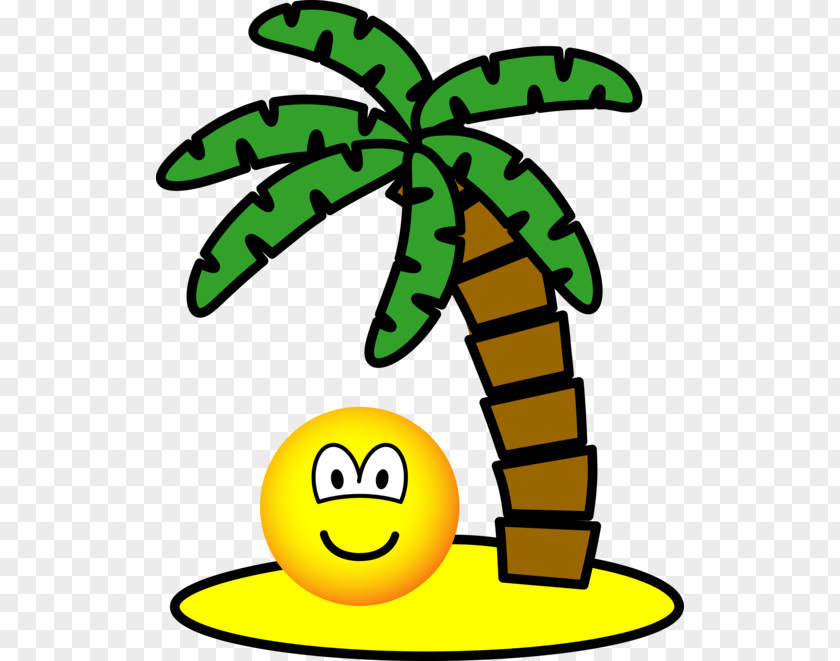 Desert Island Smiley Emoticon Happiness PNG