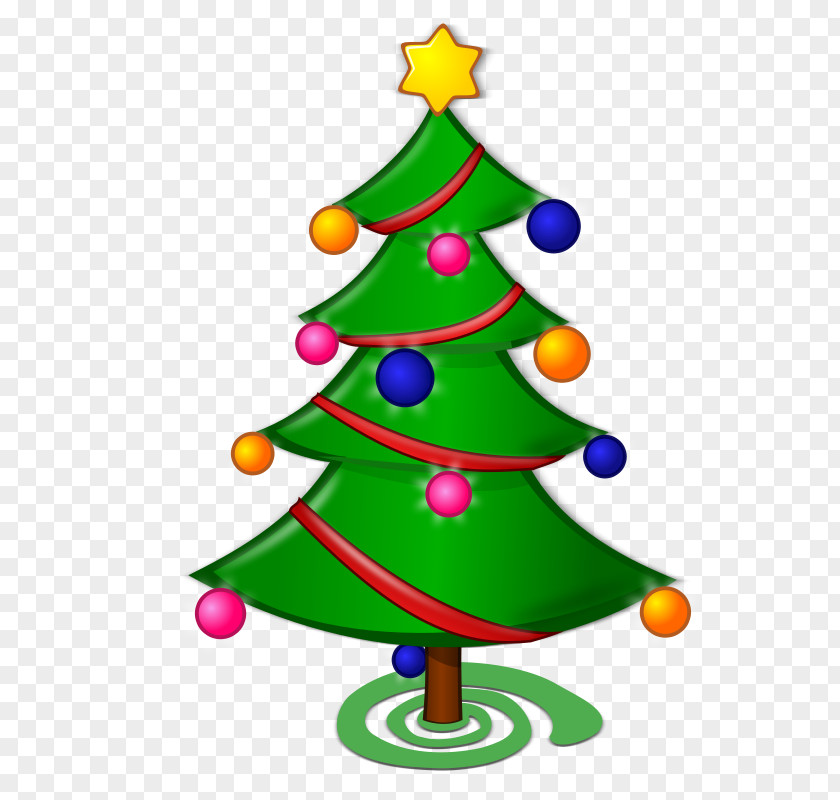 Free Xmas Clipart Christmas Tree Clip Art PNG