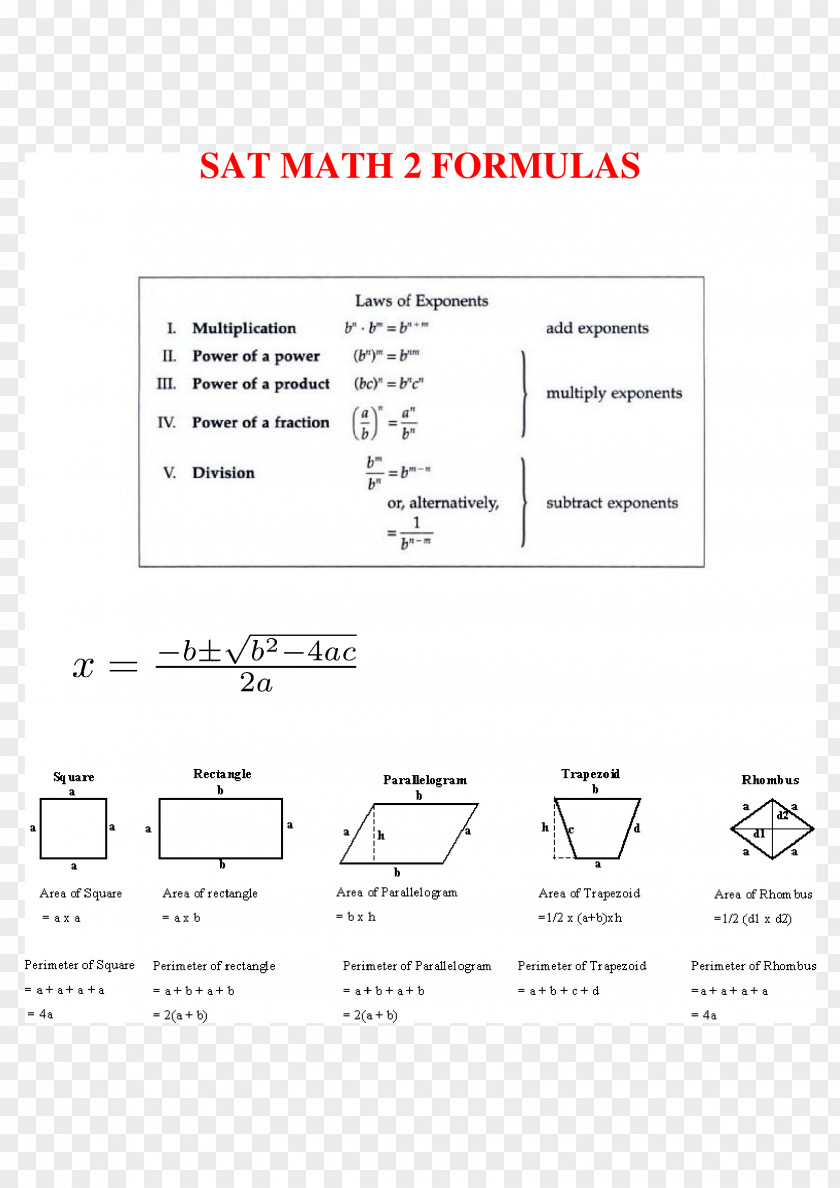 Mathematical Formula Document Angle Line Quadrilateral PNG