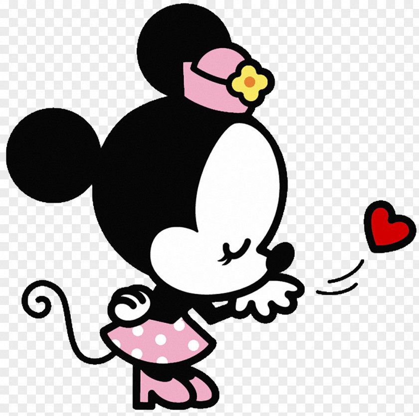 Minnie Mouse Mickey Daisy Duck Disney Cuties Coloring Book PNG