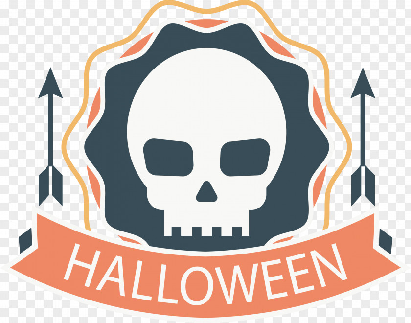 Polygon Skull Halloween Tags Adobe Illustrator PNG