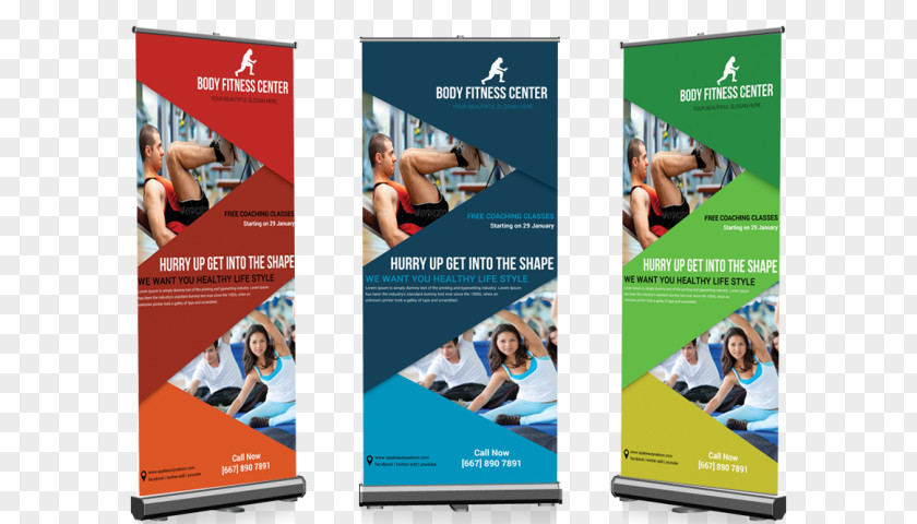 Roll-up Bundle Graphic Design Roll Up Banner PNG