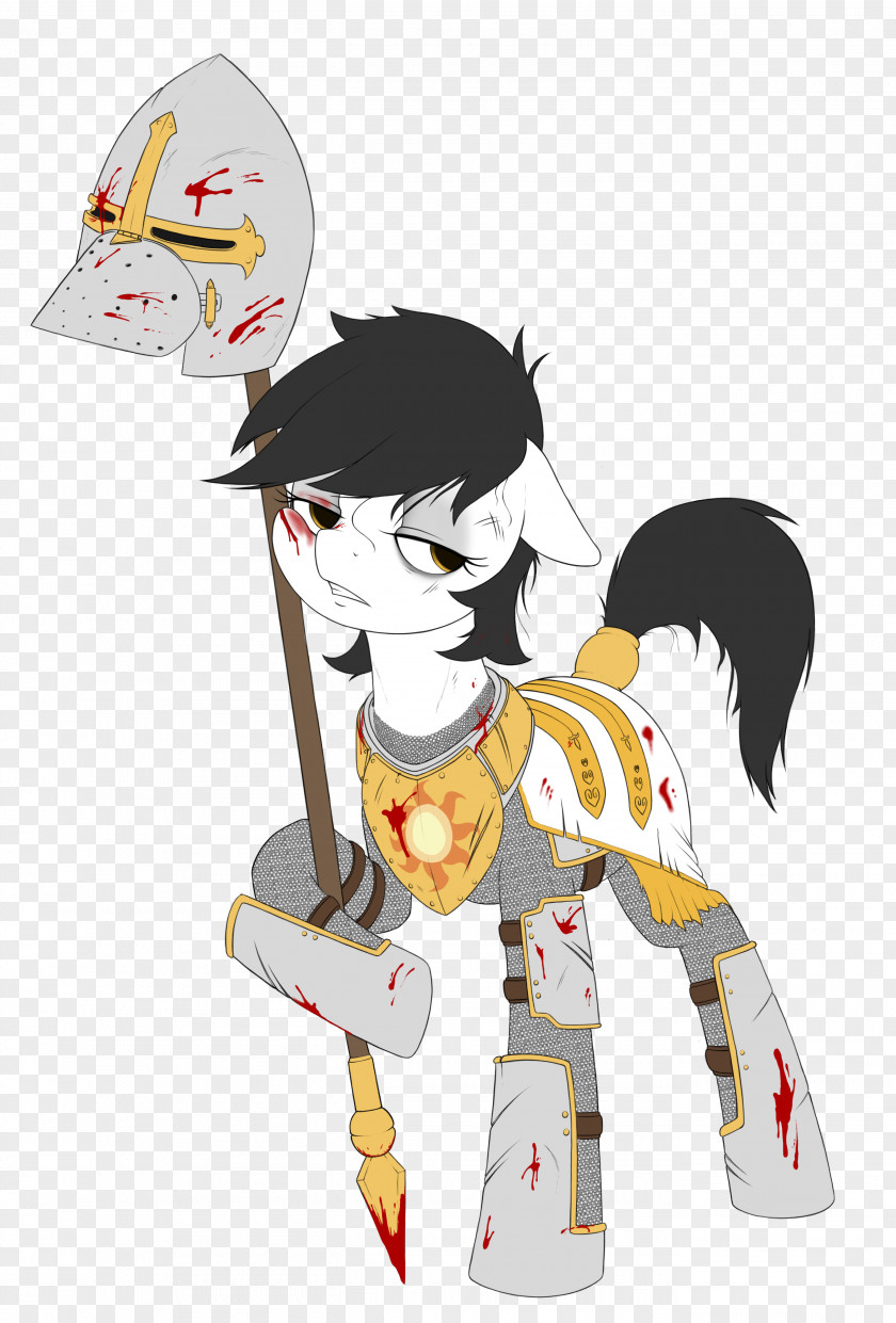 Ticci Toby's Daughter Pony Horse Knight Art Illustration PNG