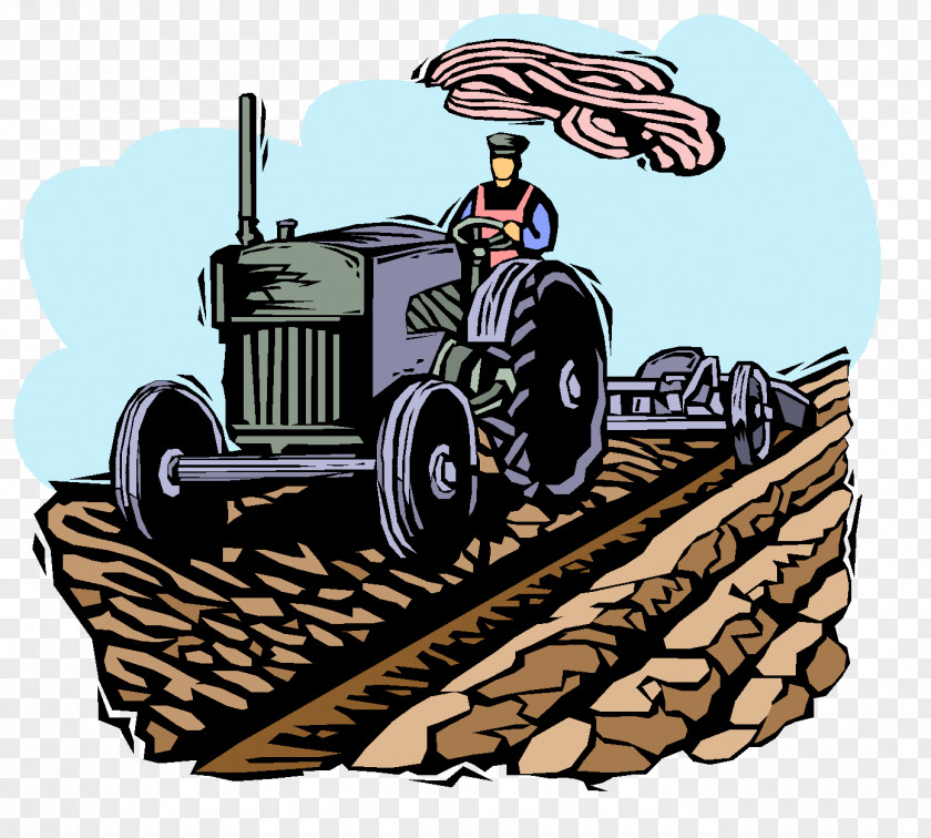 Tractors Contour Plowing Plough Soil Erosion Agriculture Cover Crop PNG