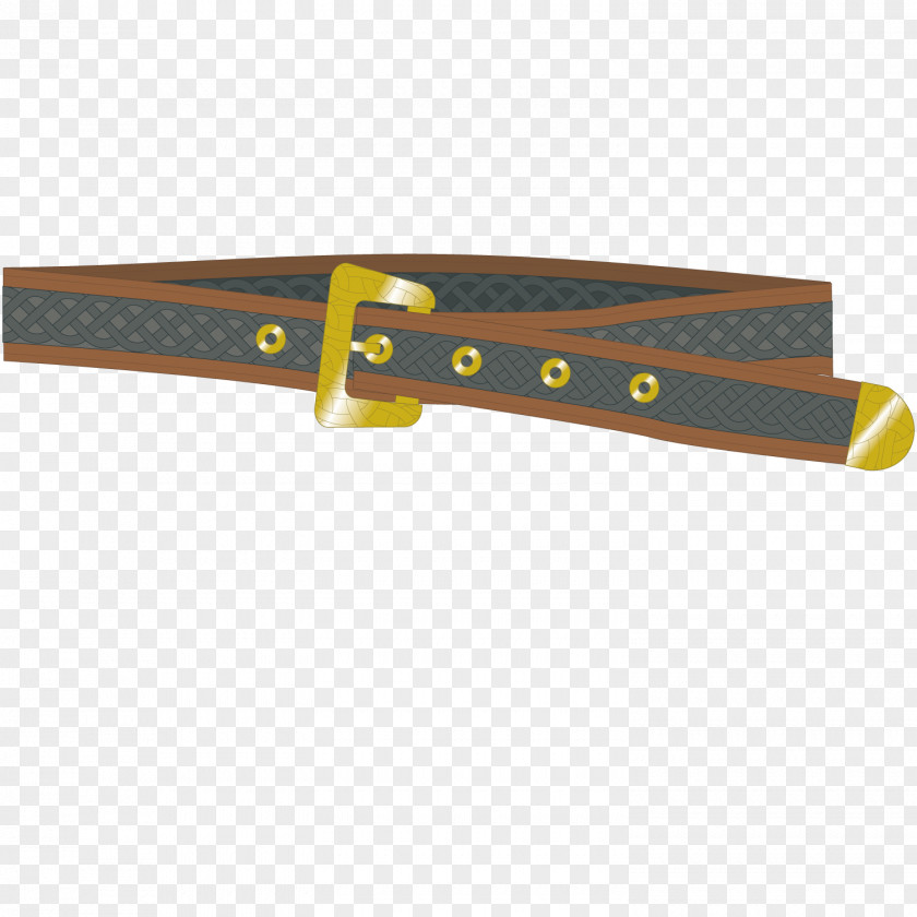 Trend Belt Yellow Pattern PNG