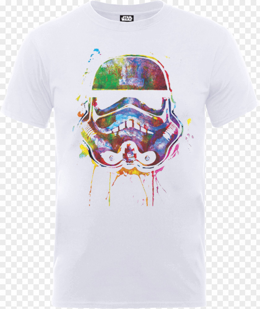 Buy Off White Sweater T-shirt Stormtrooper Anakin Skywalker Star Wars PNG