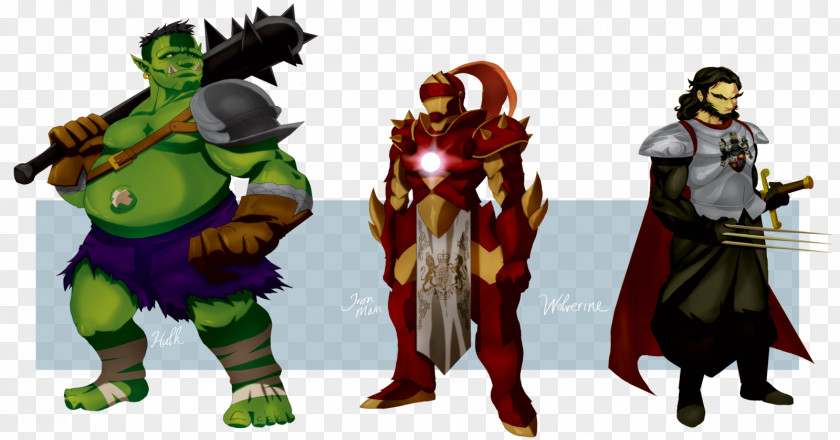 Medival Knight Iron Man Hulk Thor Middle Ages DeviantArt PNG