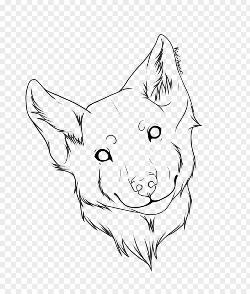 Pegasus Outline Line Art Whiskers Dog Drawing Sketch PNG