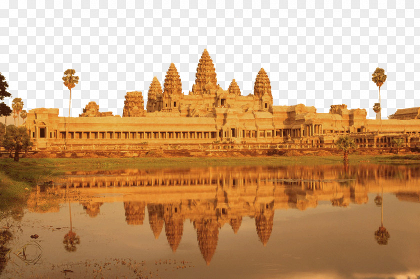 Scenic Angkor Wat In Cambodia PNG angkor wat in cambodia clipart PNG
