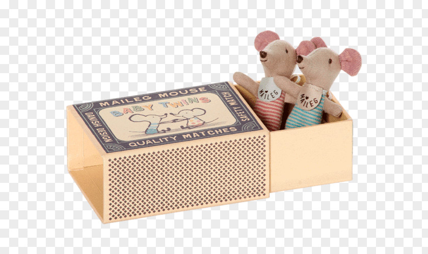 Striped Love Gift Box Computer Mouse Child Maileg North America Inc Rabbit PNG