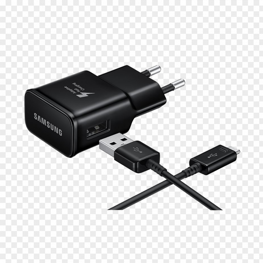 USB AC Adapter Charger Samsung EP-TA20 Mains Socket Quick Charge USB-C PNG