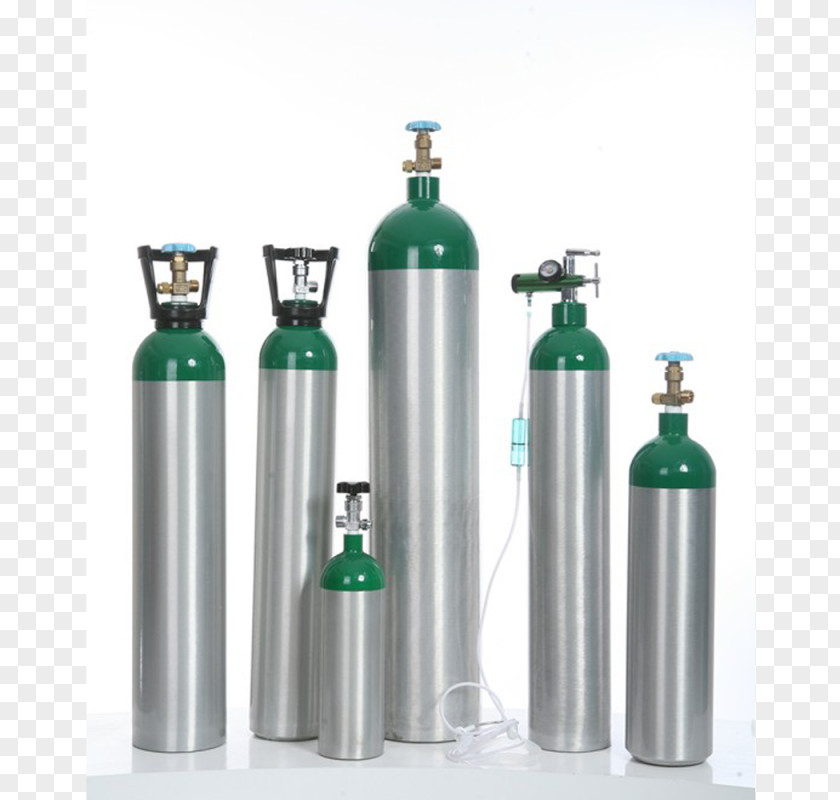 Gas Cylinder Industrial Medical Supply Oxygen Tank PNG