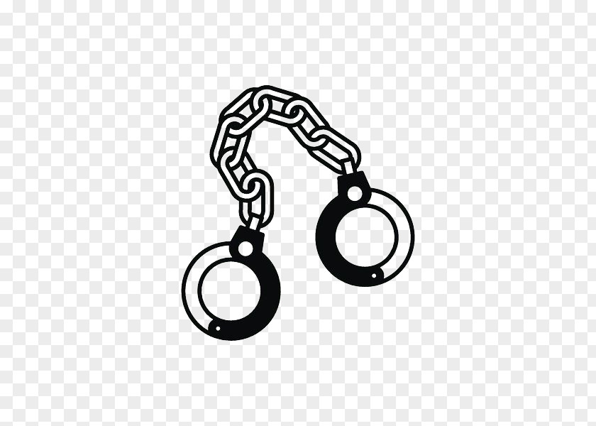 Hand Drawn Brief Handcuffs Icon PNG