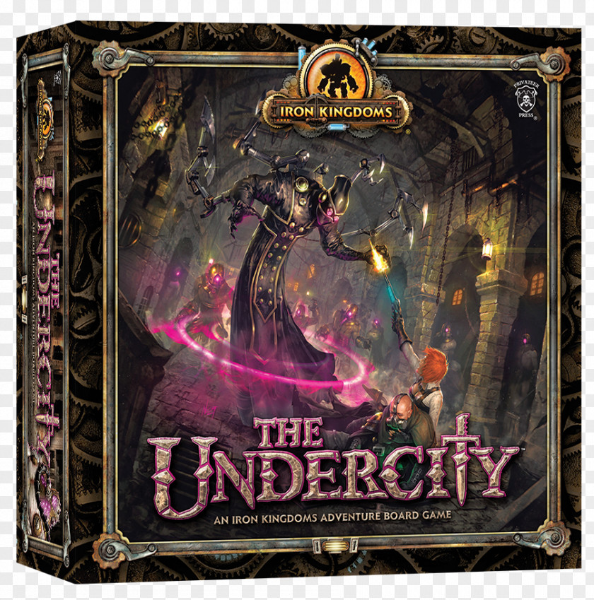 Privateer Press Iron Kingdoms Adventure: The Undercity Board Game Tabletop Games & Expansions PNG