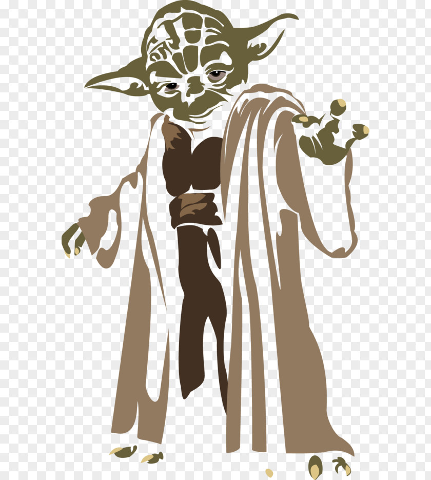 Yoda Silhouette Clip Art PNG