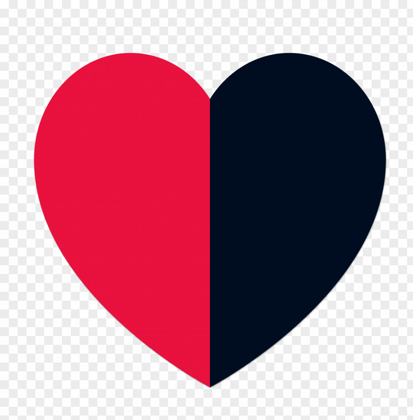 Black And Red Double Heart Euclidean Vector Icon PNG
